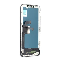 LCD ekrāns iPhone X ar digitizeru melns