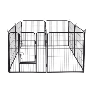 REBEL ANIMALS modulārs tērauda aploks sunim, XL izmērs, 8 paneļi, 80 × 100 cm