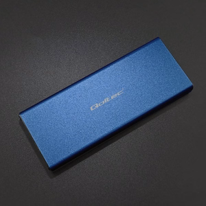Qoltec 51832 korpuss | M.2 SSD | SATA | NGFF | USB 3.0 | Super speed 5Gb/s | 2TB | zils