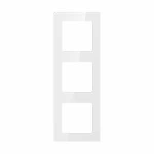 Trīskāršs rāmja kontaktligzda Avatto N-TS10-Frame-W3 (balts)
