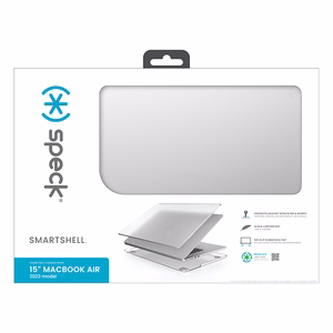 Speck SmartShell vāciņš ierīcei MacBook Air 15" (M5 / M4 / M3 / M2, 2023–2026), caurspīdīgs