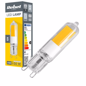 Rebel G9 LED spuldze, 4 W, 4000 K, 230 V