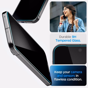 Spigen Glas.TR "Ez Fit" Privacy HD 2 komplekts privātuma stikls Google Pixel 9 / 9 Pro