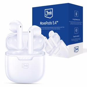 3mk Movepods 5.4 Wireless Headphones - White
