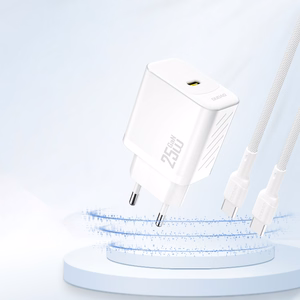 Dudao A27 25W GaN USB-C sienas lādētājs - balts