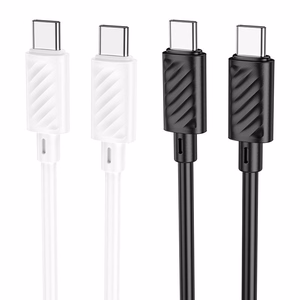 Кабель USB C - USB C Hoco 3A 60W 2 м X88 белый