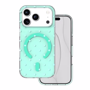 Bubble Dots Mag maciņš, paredzēts iPhone 17 Pro 6,3" / 18 Pro 6,3", zaļš