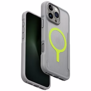 Uniq Combat Active Magclick viedtālruņa lādēšanas apvalks iPhone 16 Pro Max - pelēks