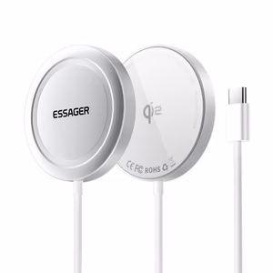 Беспроводное зарядное устройство Essager "ES-WC11" Qi2 серебристый 15W