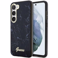 Guess GUHCS23SPCUMAK S23 S911 melns/melns cietais apvalks Marble