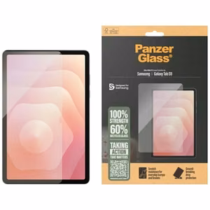 PanzerGlass Ultra-Wide Fit rūdītais aizsargstikls Samsung Galaxy Tab S11 – caurspīdīgs