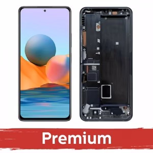 LCD displejs saderīgs ar Xiaomi Mi Note 10 (Note 10 Pro / Note 10 Lite (2020)) ar rāmi / Glacier White / OEM