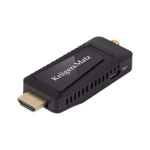 Mini DVB-T2 HEVC H.265 uztvērējs ar HDMI spraudni