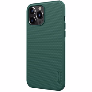 Nillkin Super Frosted Shield Pro vāciņš ierīcei Apple iPhone 13 Pro Max, piesātināti zaļš