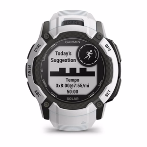Garmin Instinct 2X Solar – GPS viedpulkstenis, MIP, 50 mm, balts
