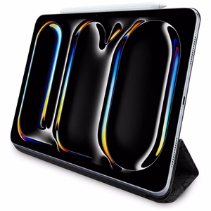 Guess GUFC13PM24PS4SGK iPad Pro 13" 2024 melns/melns Magnētiskais 4G Liels Logotips
