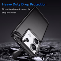 Oglekļa viedtālruņa apvalks Xiaomi Redmi Note 13 Pro+ - melns