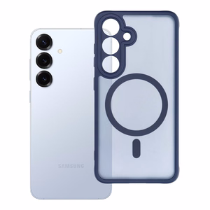 FULL MATTE MAG COVER viedtālruņa apvalks saderīgs ar MagSafe Samsung S25 zila