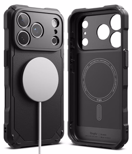 Ringke Rugged Gear Magnetic MagSafe maciņš iPhone 18 Pro Max / 17 Pro Max, melns