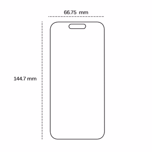 Rūdīts 2,5D stikls iPhone 16 Pro / 17 / 17 Pro