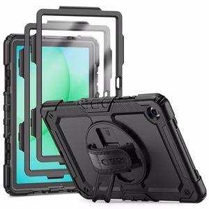 Tech-Protect Solid macins priekš Samsung Galaxy Tab A9+ / A11+ Plus 11.0 X210 / X215 / X216 / X230 / X235 / X236 - Melns