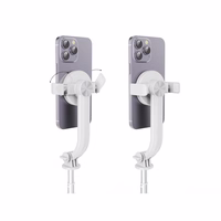 Selfie statīvs (m) ar bezvadu tālvadību tripodu saderīgs ar MagSafe SSTR-C09 - balts