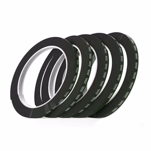 Divpusēja līmlente 2UUL CS01 3mm displejam, aizmugurējam vāciņam, melna