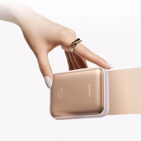 Portatīvais lādētājs Joyroom "JR-PBF17" zeltains 10000mAh 22.5W (PD / QC3.0) + integrētie "Type-C" un "Lightning" kabeļi