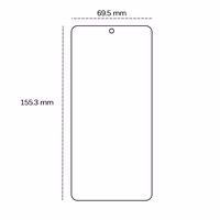 Rūdītais aizsargstikls 2,5D Motorola Moto G24 / G04