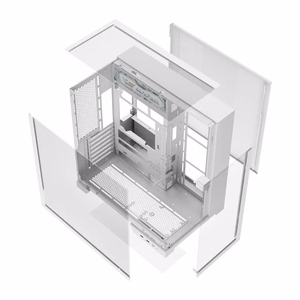 Computer case DarkFlash TH285 PLUS + 8 fans (white)
