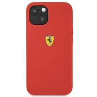 Ferrari FESSIHCP13SRE iPhone 13 mini 5.4" ciets silikona viedtālruņa apvalks sarkans/sarkans