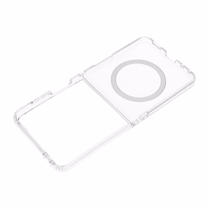 Caurspīdīgs 4sF-S Clear vāciņš ar MagSafe atbalstu Samsung Galaxy Z Flip8 tālrunim