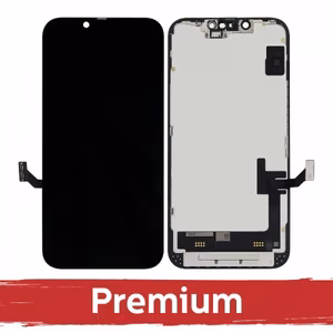 LCD displejs saderīgs iPhone 16e melns (Hard OLED / Premium) /*Removable IC*/