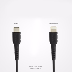 SBS TECABLELIGTC1K USB-C - Lightning cable 1m - black