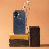 GENTLEMAN MAG COVER Viedtālruņa apvalks, saderīgs ar MagSafe, iPhone 11 tumši zils