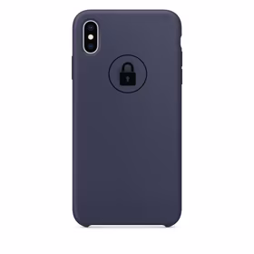 Phone Maciņš "Silicone Maciņš" priekš iPhone X (XS) / Midnight Zils / in package