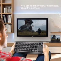 Techly ICTB9801TB tastatūra RF bezvadu + Bluetooth QWERTY US English melna