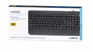 Vadu tastatūra Platinet PMK110B melna