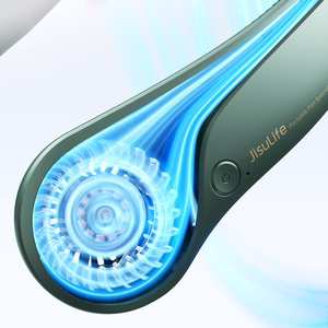Jisulife Life3 pārnēsājams USB kakla ventilators, zaļš