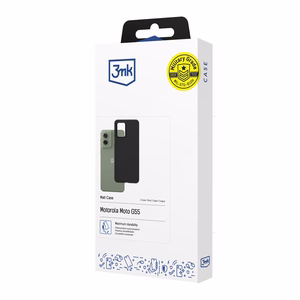3mk Matēts viedtālruņa apvalks Motorola Moto G55 5G - melns