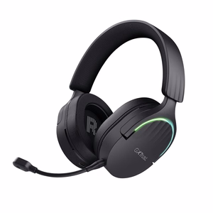 Trust GXT 491 Fayzo Austiņas ar mikrofonu vadu un bezvadu galvasspiede spēlēm USB Type-C Bluetooth melnas
