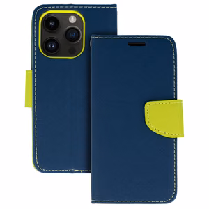 Чехол Fancy для Iphone 13 Pro тёмно-сине-лаймовый