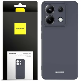 Spacecase Maciņš Silicone Case Poco X6 / RM Note 13 Pro 5G melns