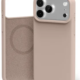 Korpuss Mercury Pure Magsafe Silicon Case Apple iPhone 17 Pro rozā smilšu krāsā