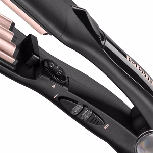 BaByliss The Crimper 2165CE – matu gofrēšanas knaibles, melnas/rozā