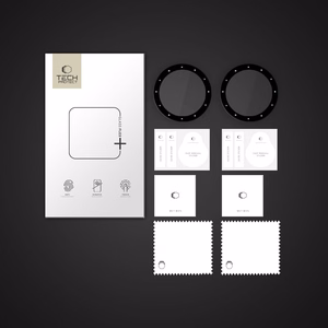 Tech-Protect Glass Flex+ 2 daļu hibrīdā stikla komplekts Garmin Venu 3S - melns