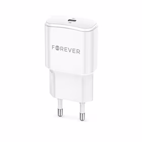 Forever TC-01-20C PD QC lādētājs 1x USB-C 20W balts