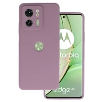 Viedtālruņa apvalks no silikona Lite Motorola Edge 40 5G pelēks