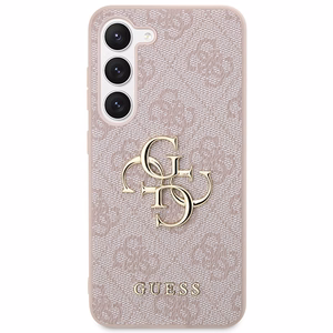Guess GUHCS23S4GMGPI S23 S911 розовый/розовый жесткий кейс 4G Большой металлический логотип