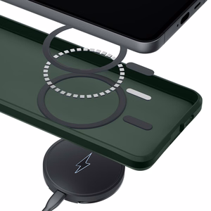 3mk Smoke MagCase zaļš – tālruņa vāciņš modelim Samsung Galaxy S26